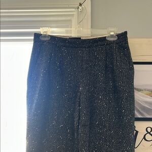Black and White Glitter Pants